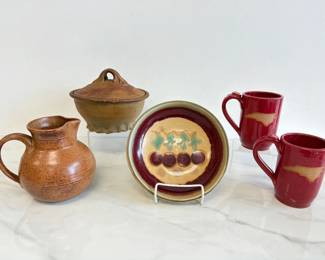 Lot 6892 Dan Lasser Stoneware Missions Flanery Pottery