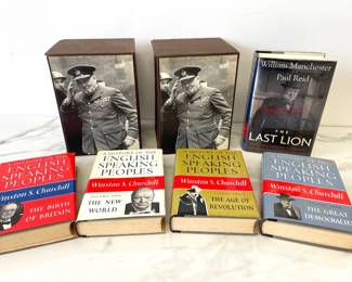 Lot 6990 Winston Churchill Books History of the Second World War History of the English Speaking People