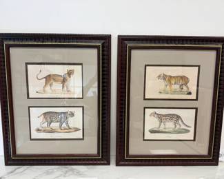 Lot 6933 Wild Cats Wildlife Art Prints