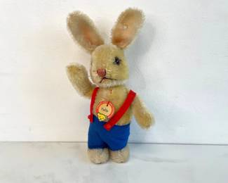 Lot 6883 Vintage Steiff Yello Bunny Mohair Toy
