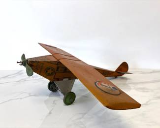 Lot 6740 Vintage Steelcraft Army Scout NX107 Toy Airplane