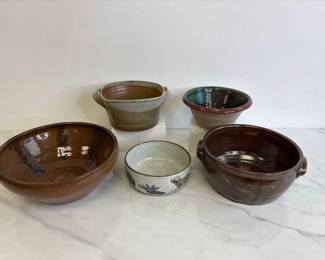 Lot 6751 Studio Pottery Bowls