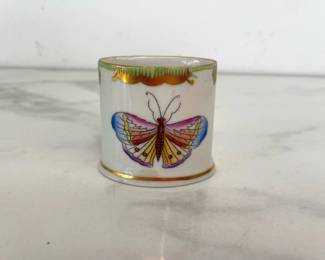 Lot 6914 Herend Hungary Porcelain Toothpick Holder