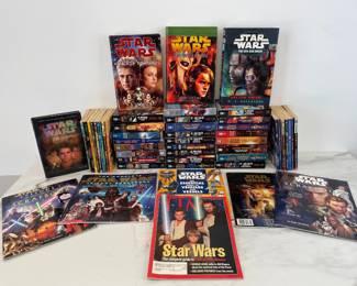 Lot 6673 Star Wars Paperback Books Magazines