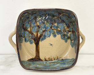 Lot 6836 Janet Resnick Studio Pottery Baking Dish
