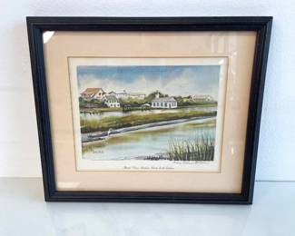 Lot 6957 Mary Ellen Golden Signed Marsh View Pawleys Island South Carolina Art Print