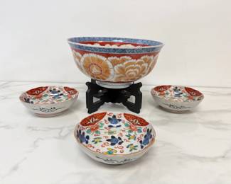 Lot 6826 Japanese Imari Porcelain Bowls