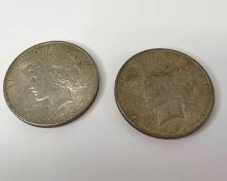 Lot 6911 US Coins 1923 Peace Silver Dollars