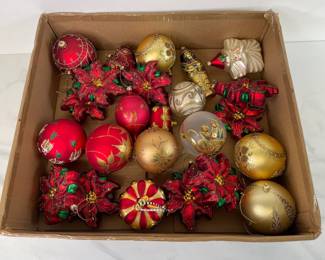 Lot 6797 Glass Christmas Ornaments
