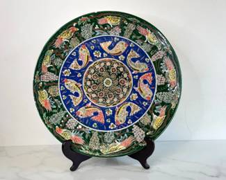 Lot 6789 Chez Galip Handmade Turkish Decorative Ceramic Plate