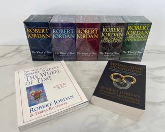 Lot 6666 Robert Jordan Wheel of Time Boxed Sets IV Companion Books