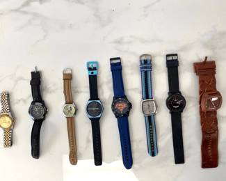 Lot 6645 Vintage Watches Jules Jurgenson Mickey Mouse Fossil Etc