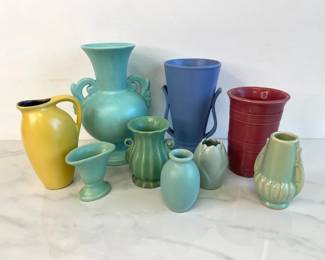 Lot 6878 Vintage Pottery Vase Collection