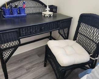 Desk and chair