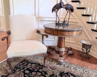 Marble Top Maitland Smith Table