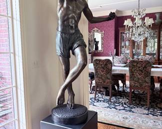 6’11” Tall Bronze and Base