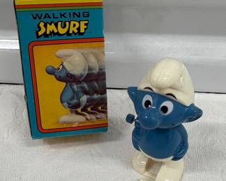 Vintage Walking Smurf