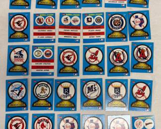 Vintage Fleer Baseball Stickers 