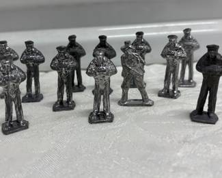 Pewter Military Soldier Figurines
