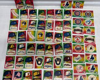 Vintage Fleer Baseball Stickers