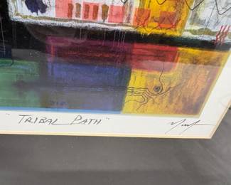 Contemporary Abstract Tribal Path By Marvin Murphy - Signed