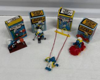 Vintage Smurf Figurines