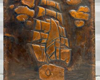 Hammered Copper Art
