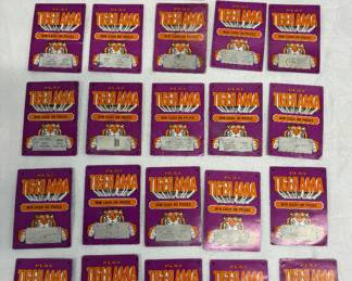 Vintage 1967 Tigerama Promotional Game Cards