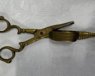 Brass Candle Wick Snuffer Scissors