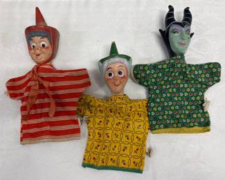 Vintage Disney Hand Puppets by Gund
