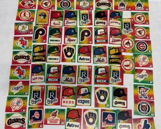 Vintage Fleer Baseball Stickers
