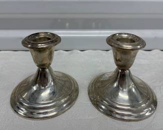 Sterling Candlesticks 