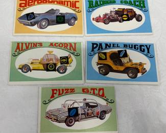 Vintage Way Out Wheels Trading Cards