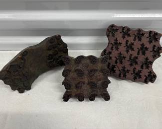 Antique Wooden Printer Blocks