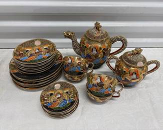 Vintage Satsuma Tea Set