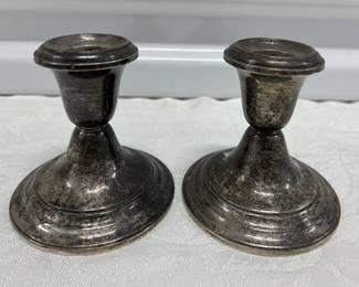 Sterling Candlesticks 