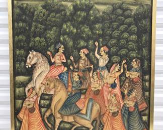 Indian Painting on Silk 