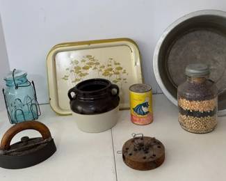 Variety Of Antique Vintage Items