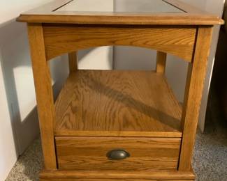 Wood End Table
