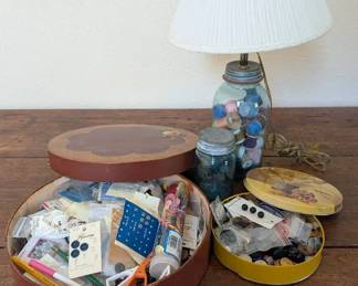 Ball Jar Lamp Buttons