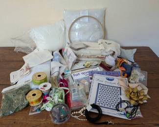 Mystery Lot Of Craft Supplies