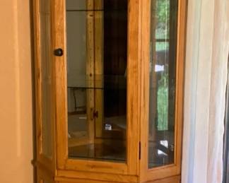 Corner Curio Cabinet