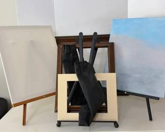 Easel Stands and Canvas