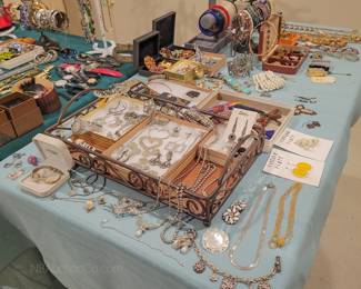 Costume and silver jewelry