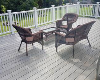 Vinyl wicker furniture outdoor 
