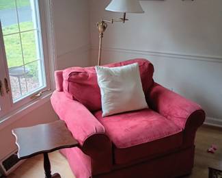 Pairs of larger arm chairs 