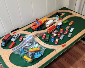 Vintage toys,  model railroad set