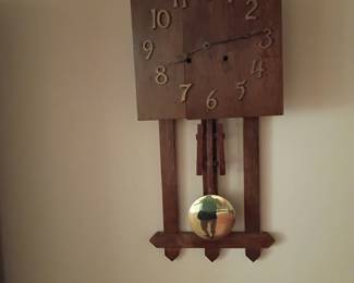 Arts &Crafts  period wall clock