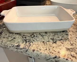 White Ceramic Baking Dish