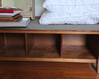 Crate & Barrel Cade 3-Cube Storage Bench